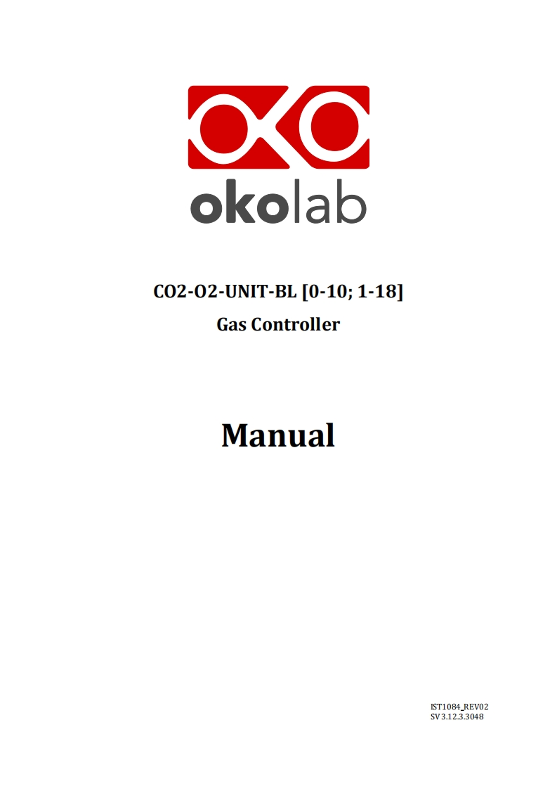 CO2-O2-UNIT-BL[0-10_1-18]_使用说明书手册